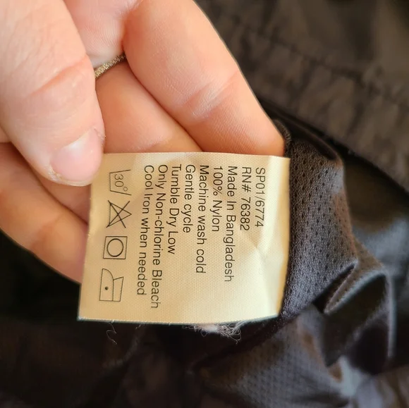 Timberland Navy Blue Weathergear Full-Zip Rain Jacket/windbreaker size medium - Picture 12 of 14